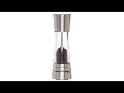Cole & Mason Derwent Pepper Mill: Stainless Steel
